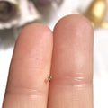 tiny crystal nose stud