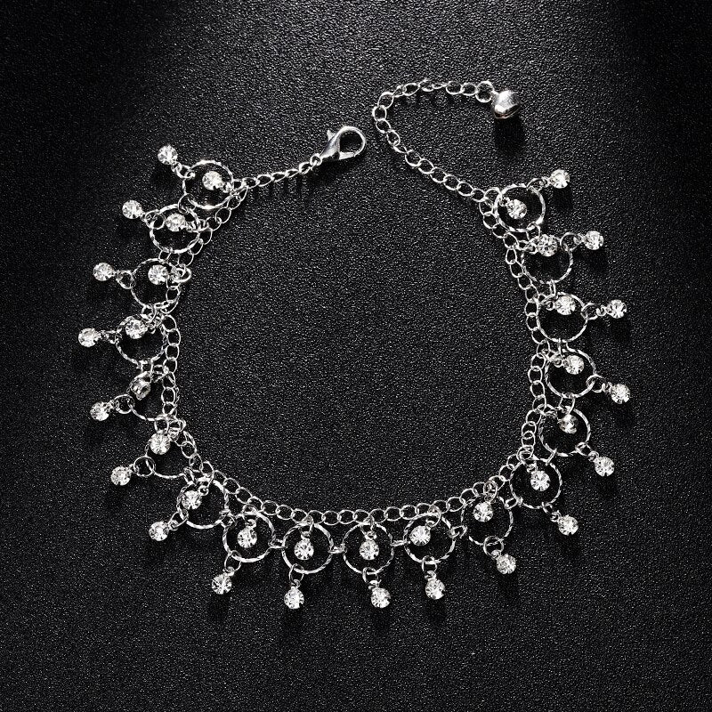 seashell anklet bohemian beach