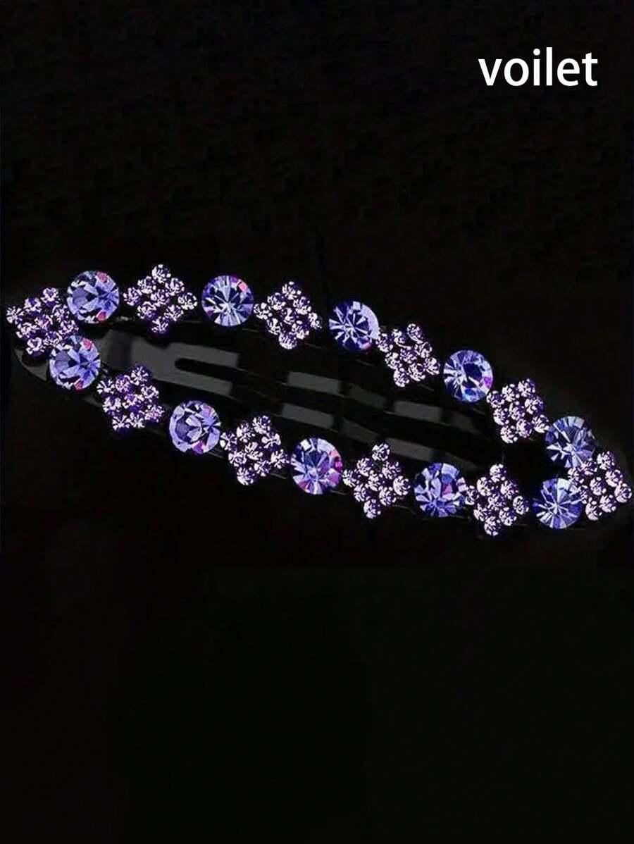 rhinestone side hair clip