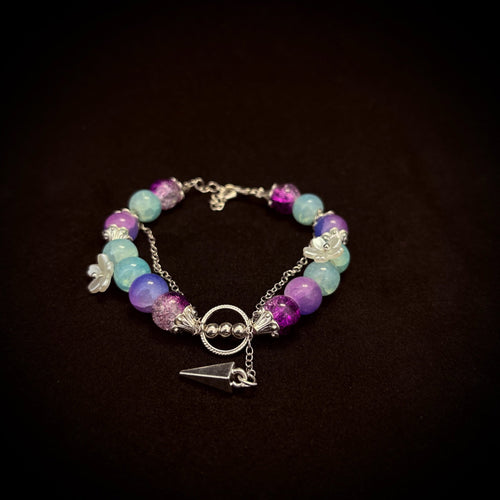 bohemian crystal beaded anklet
