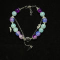 bohemian crystal beaded anklet
