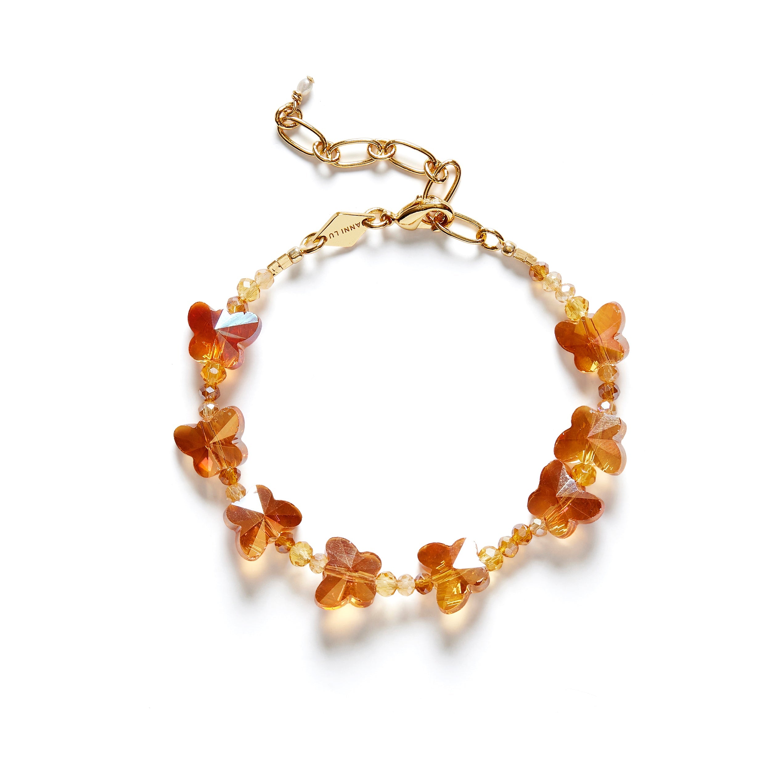 butterfly crystal bracelet