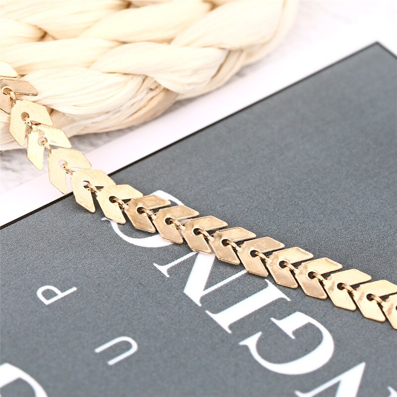 bohemian crystal beaded anklet