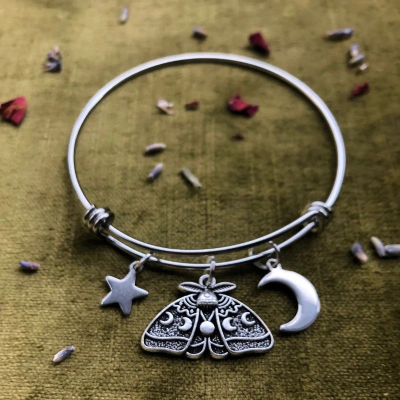 star moon bracelet celestial