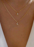layered star anklet