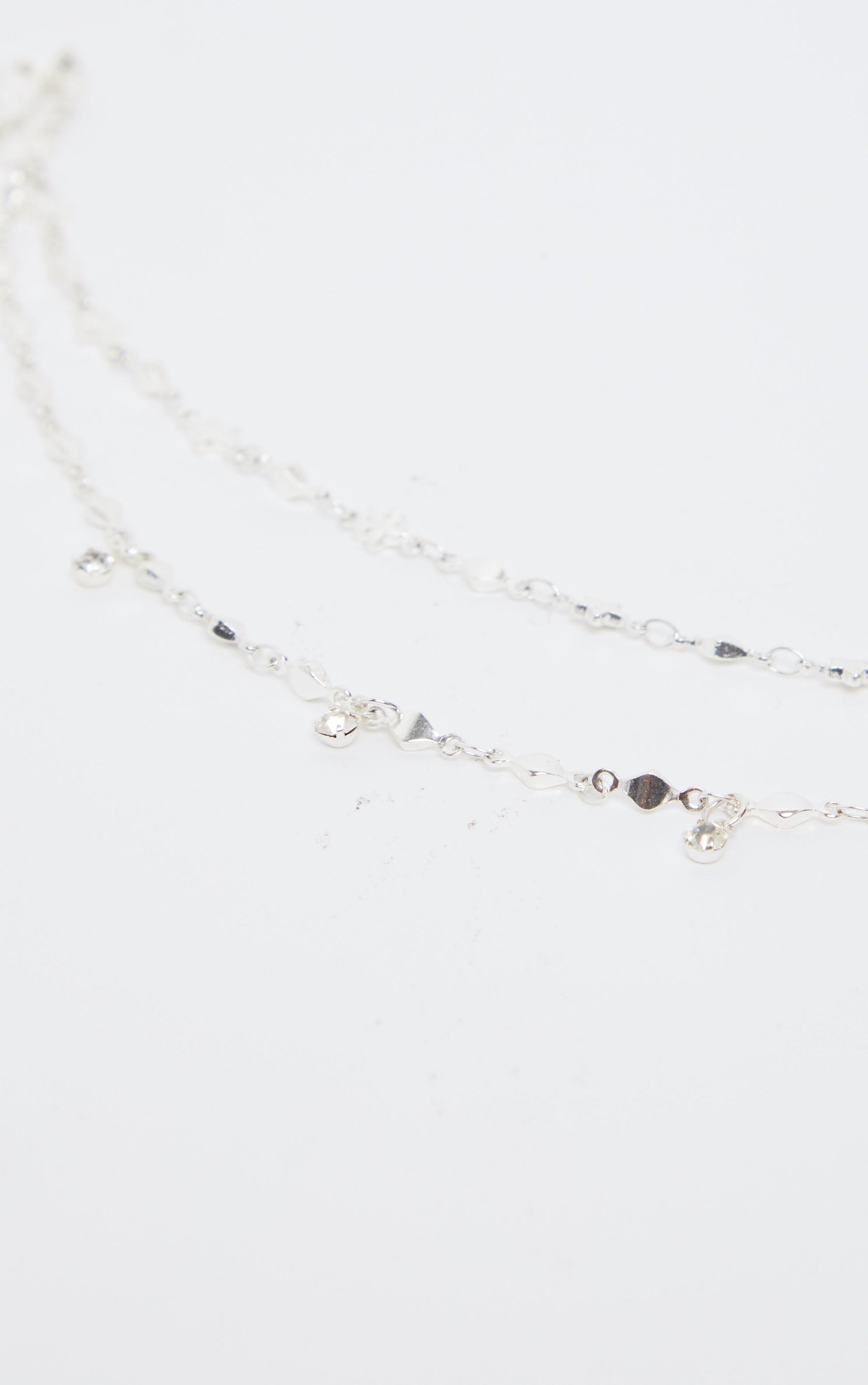 layered star anklet celestial