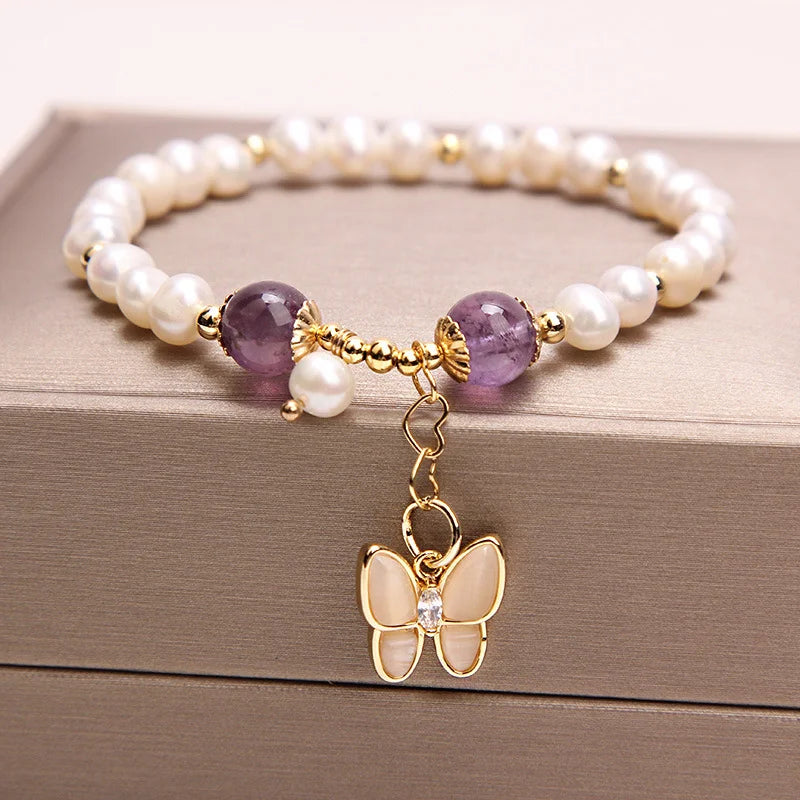 butterfly crystal bracelet