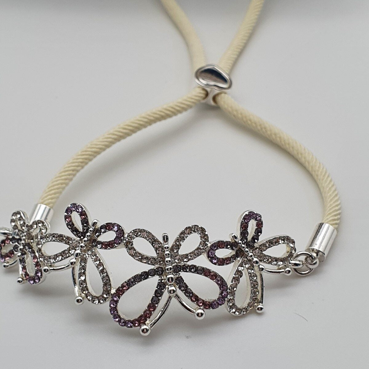 butterfly crystal bracelet sparkling