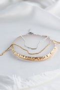 crystal tennis anklet