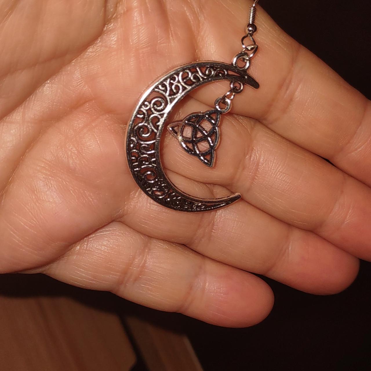 crescent moon earrings