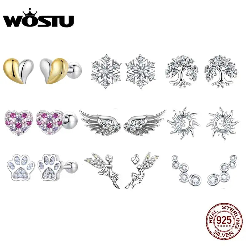 angel wing earrings