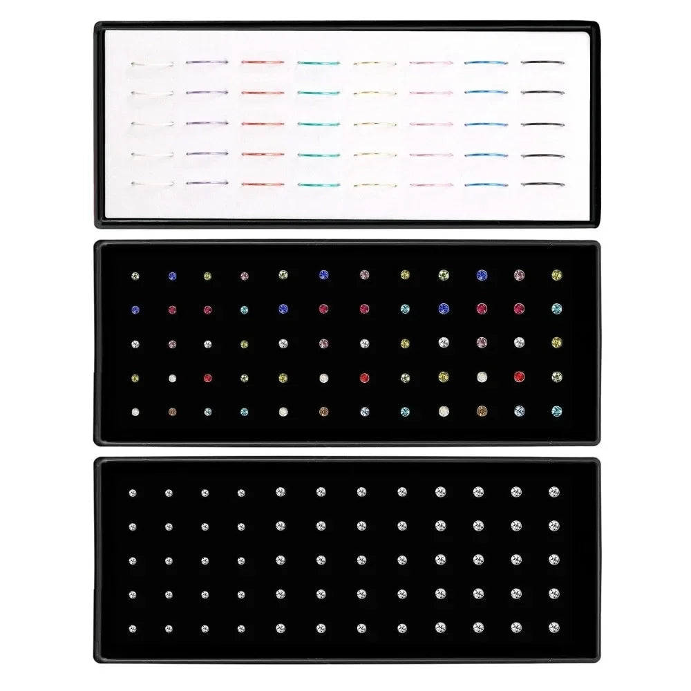 crystal nose clip — dainty no-piercing nose stud