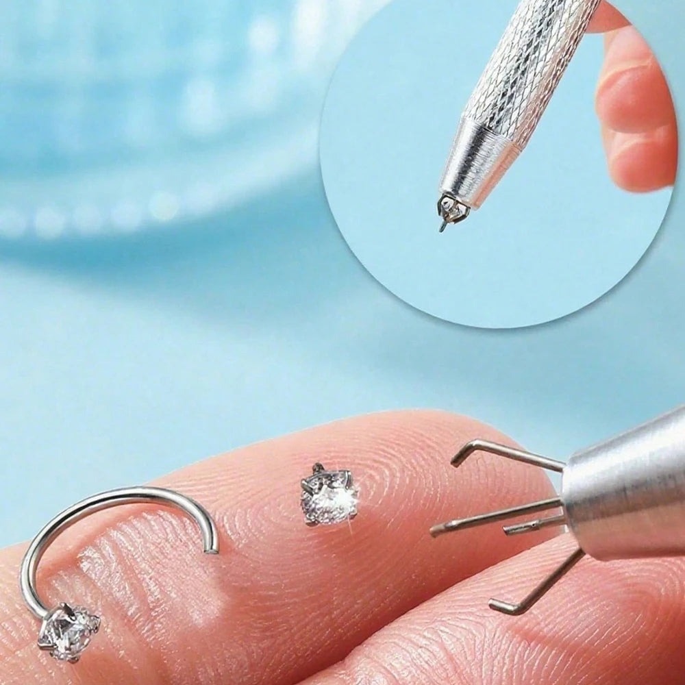 nose ring piercing set — stainless steel nose jewellery
