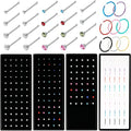 crystal nose clip — dainty no-piercing nose stud