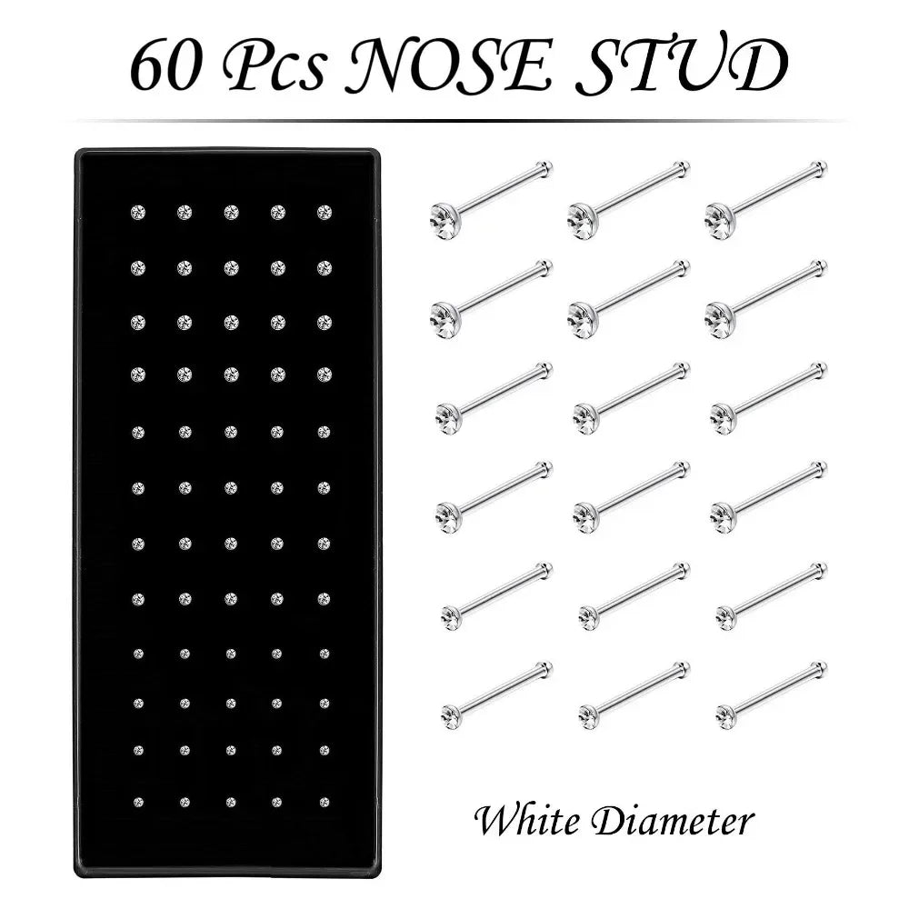 crystal nose clip — dainty no-piercing nose stud