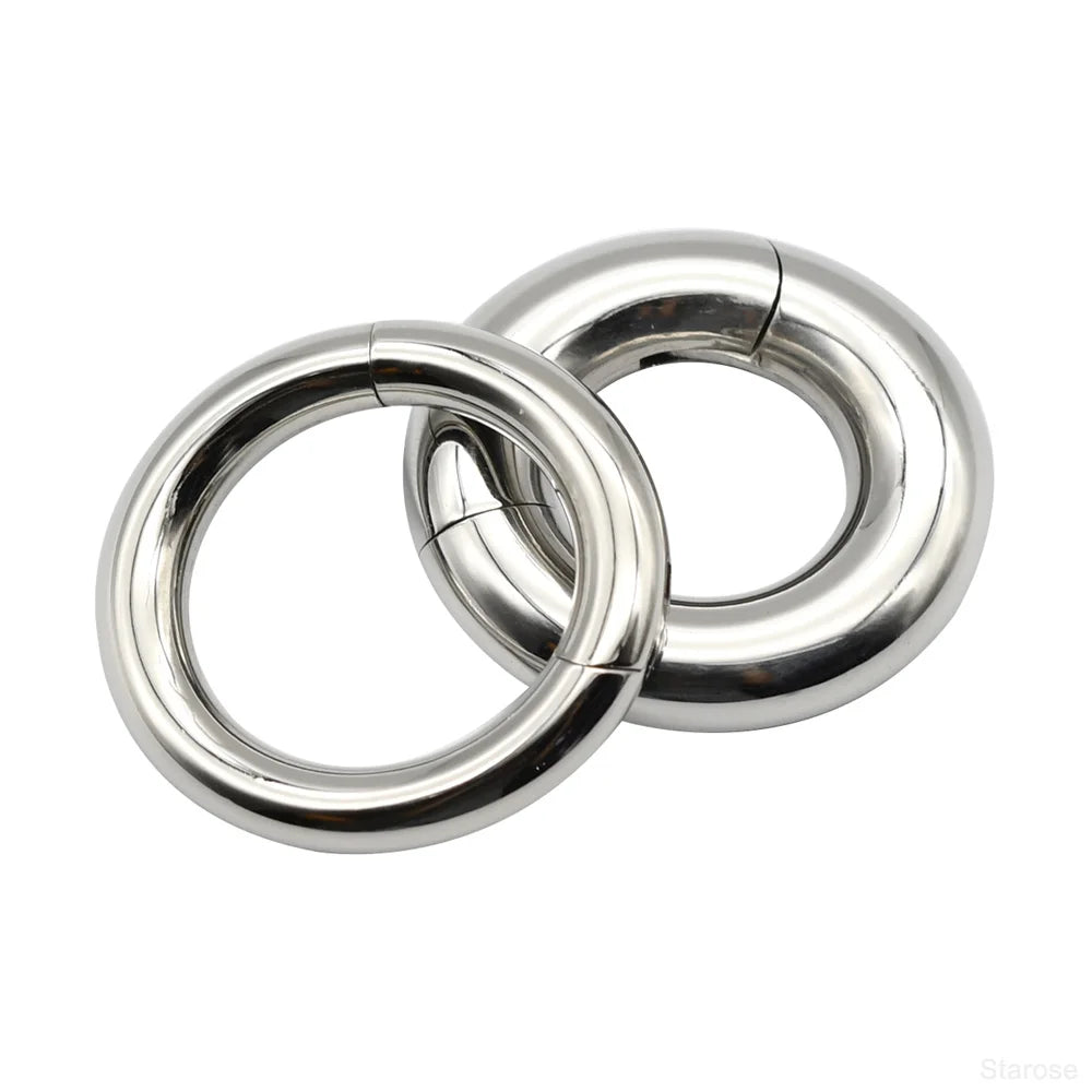 twisted nose hoop — braided stainless steel nose ring