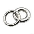 twisted nose hoop — braided stainless steel nose ring