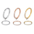 nose stud & hoop set — stainless steel nose ring kit