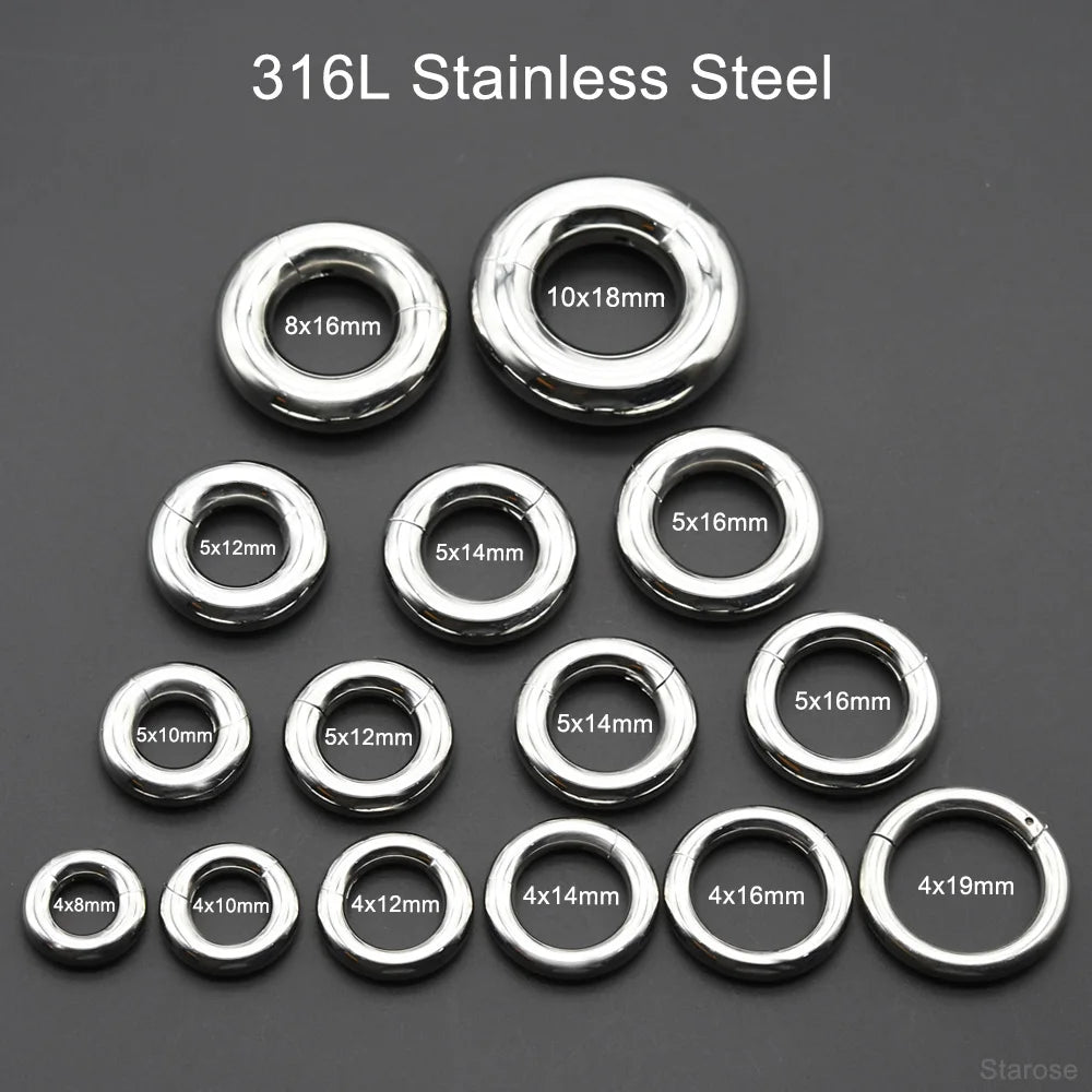 twisted nose hoop — braided stainless steel nose ring