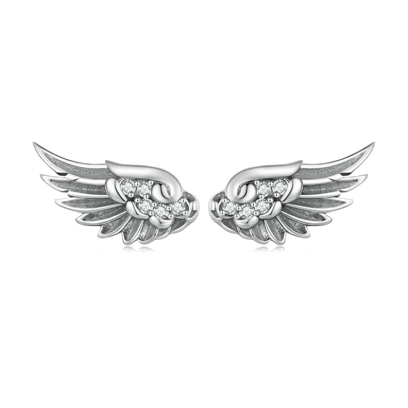 angel wing earrings