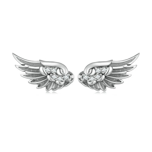 angel wing earrings