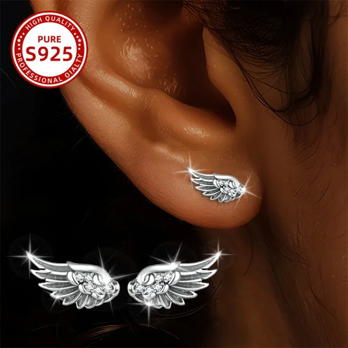 angel wing earrings