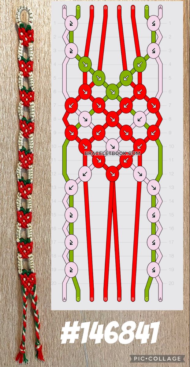 strawberry crystal bracelet