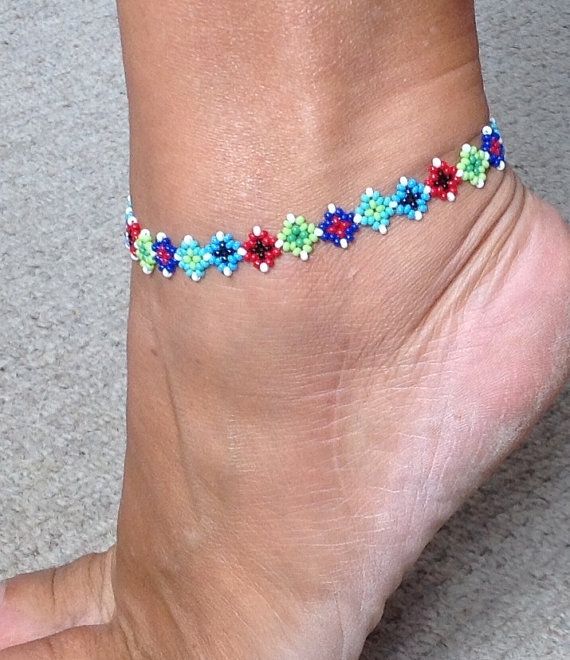 bead chain anklet set