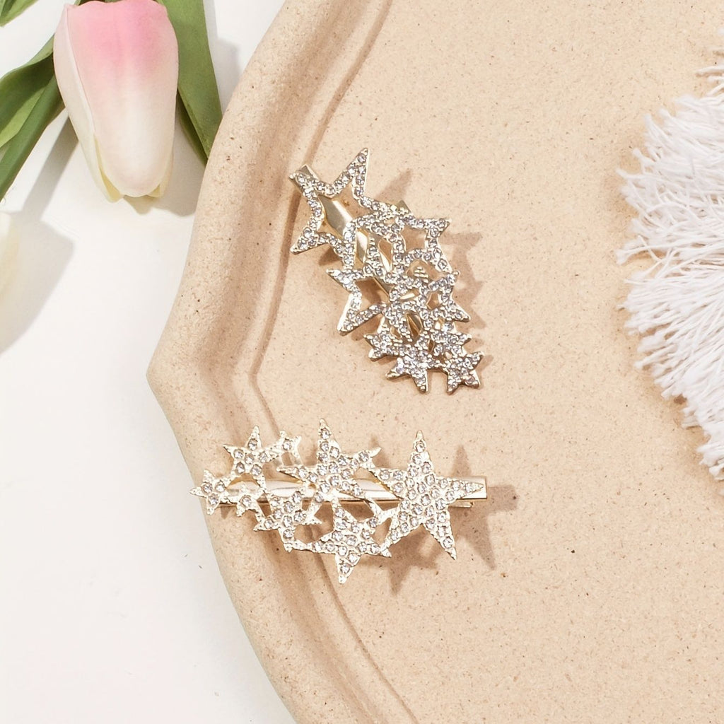 rhinestone side hair clip