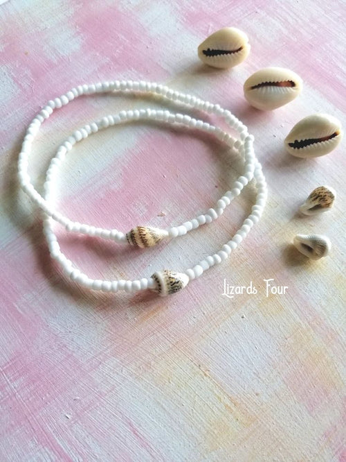 bead chain anklet set