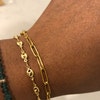 crystal beads moon anklet set