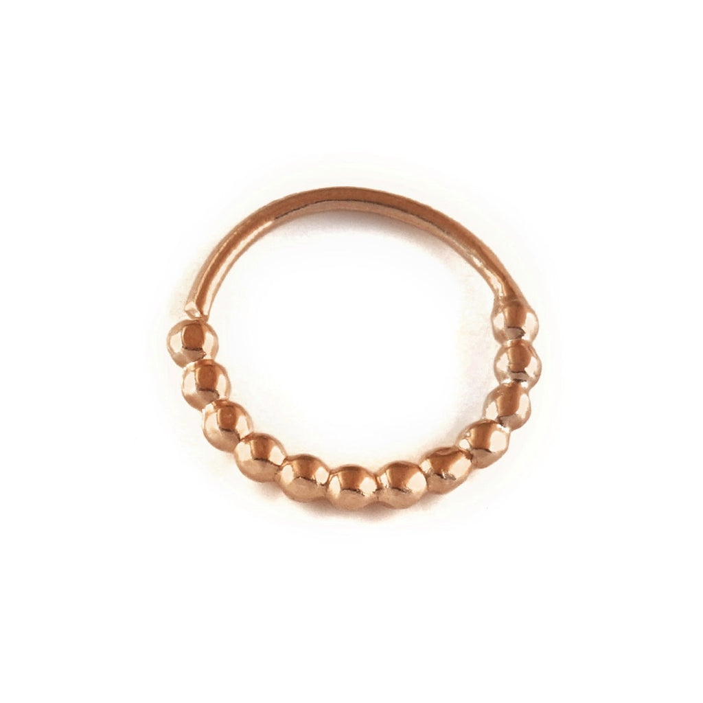 rose gold nose ring
