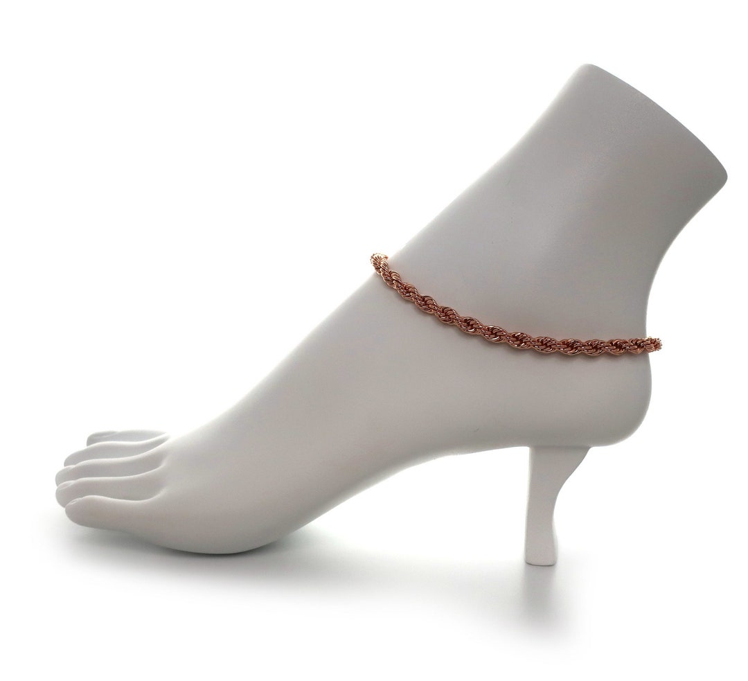twist chain anklet