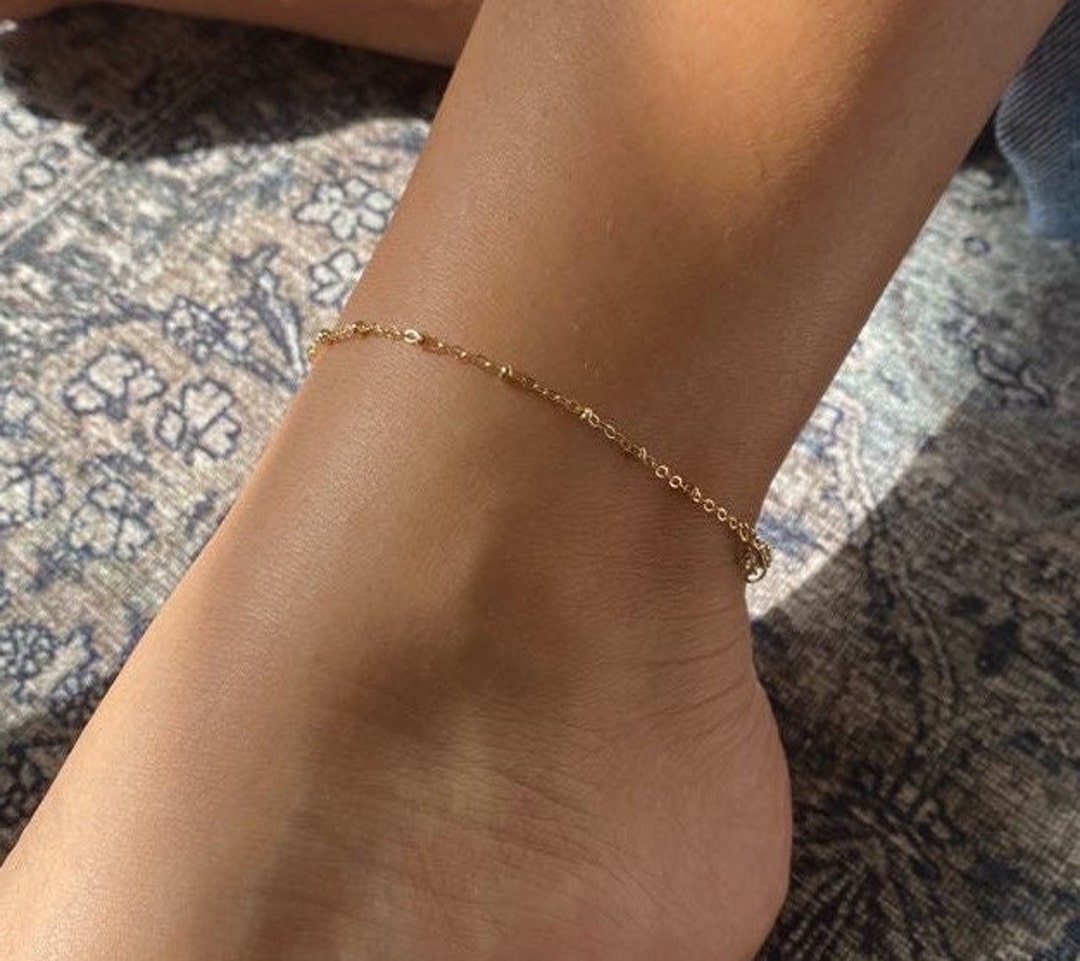 bead chain anklet set