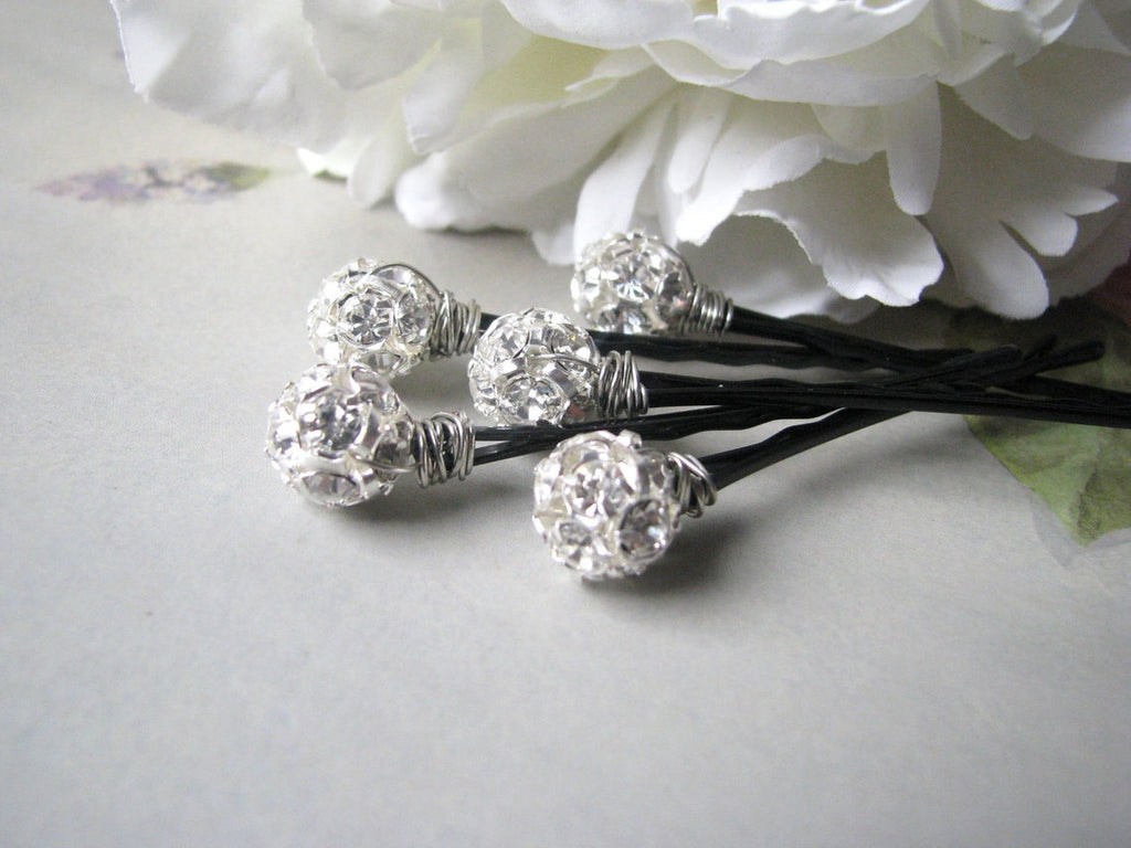 rhinestone side hair clip
