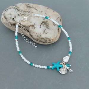 starfish beach anklet