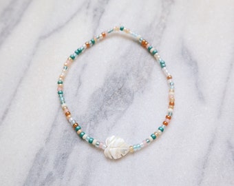 bohemian crystal beaded anklet