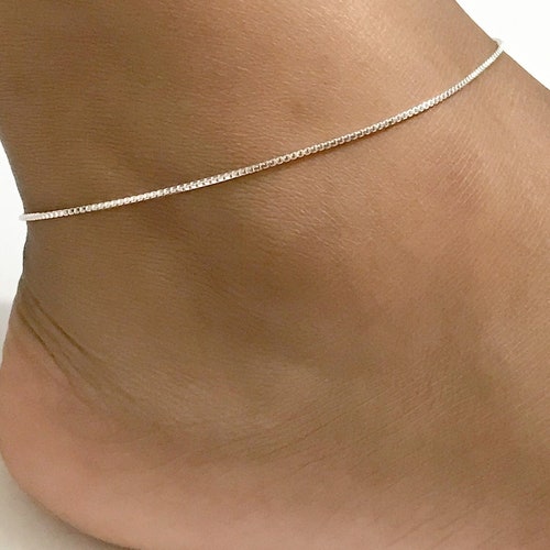 twist chain anklet