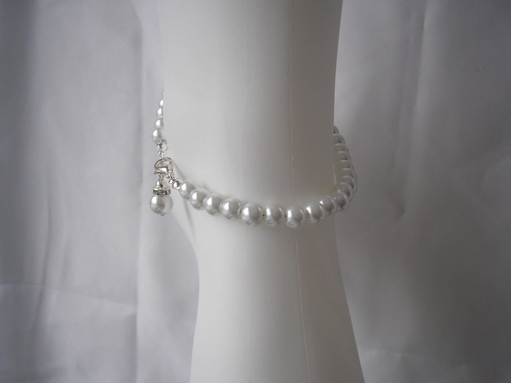 pearl ankle bracelet elegant