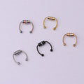 Magnetic Nose Ring — No Piercing Required Faux Nose Hoop