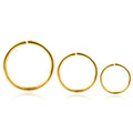 Stainless Steel Nose Ring Hoop Set — Minimalist Nose Piercing