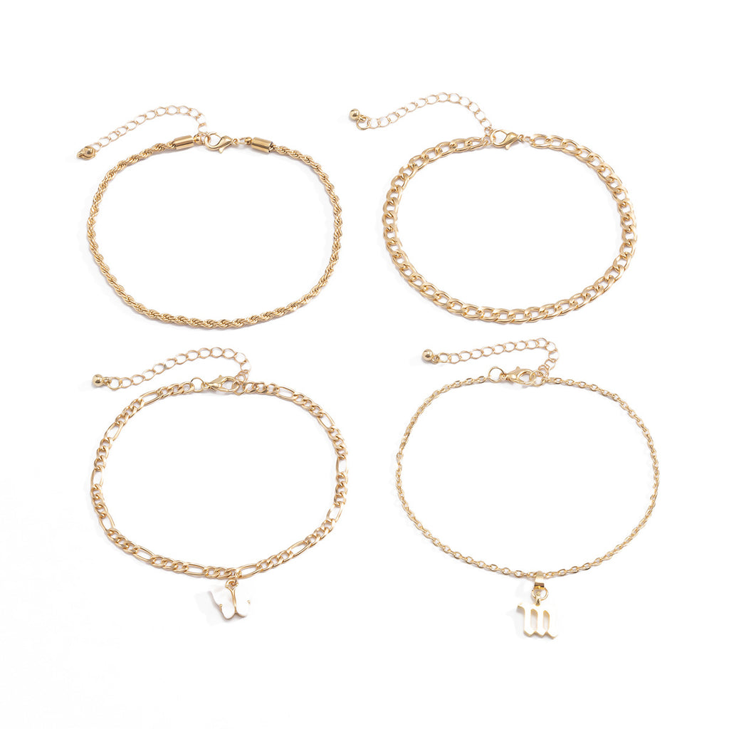 Butterfly Letter Multilayer Anklet product image 5