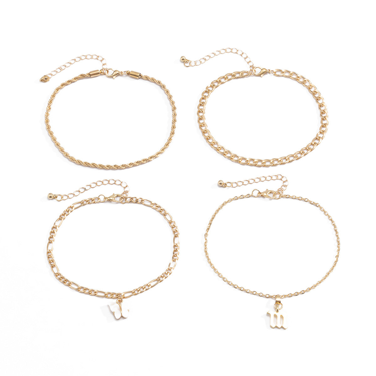 Butterfly Letter Multilayer Anklet product image 5