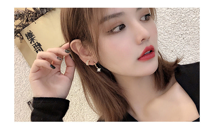 Star & Moon Huggie Hoop Earrings product image 5