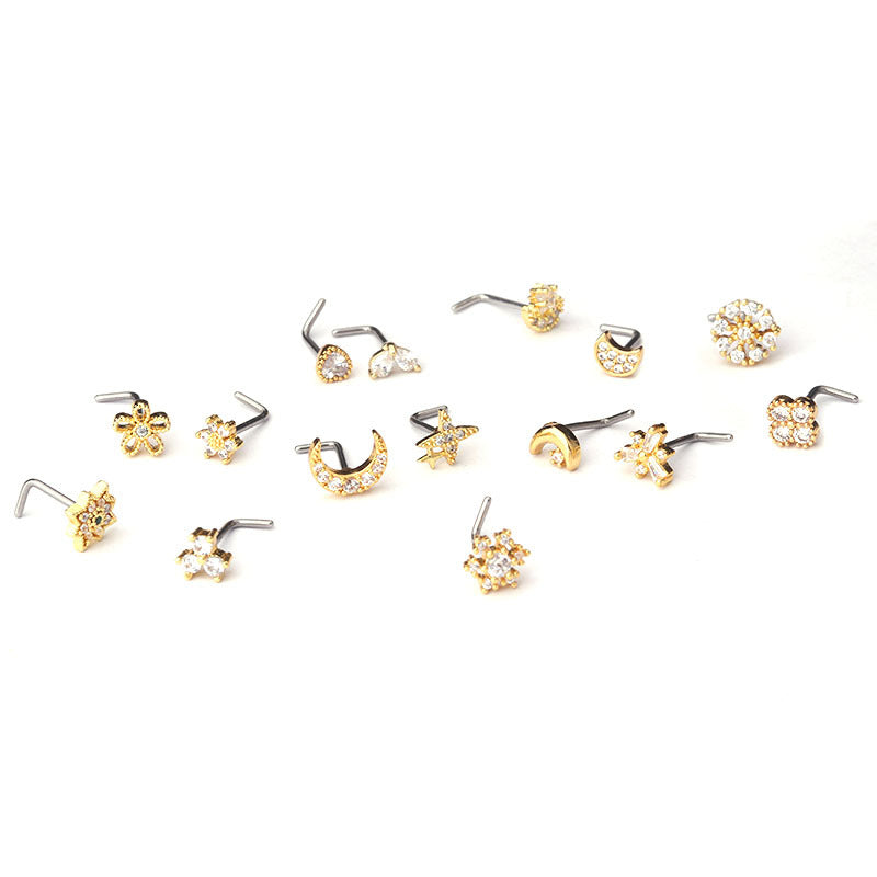 Zircon Crystal Nose Stud product image 5