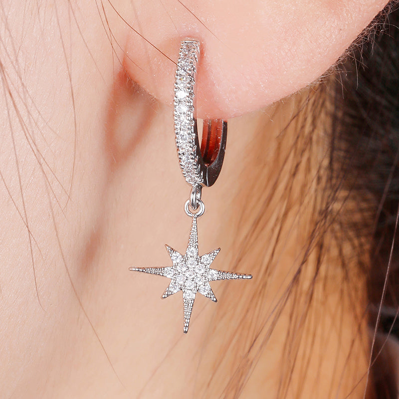 Star & Moon Asymmetric Earrings product image 5