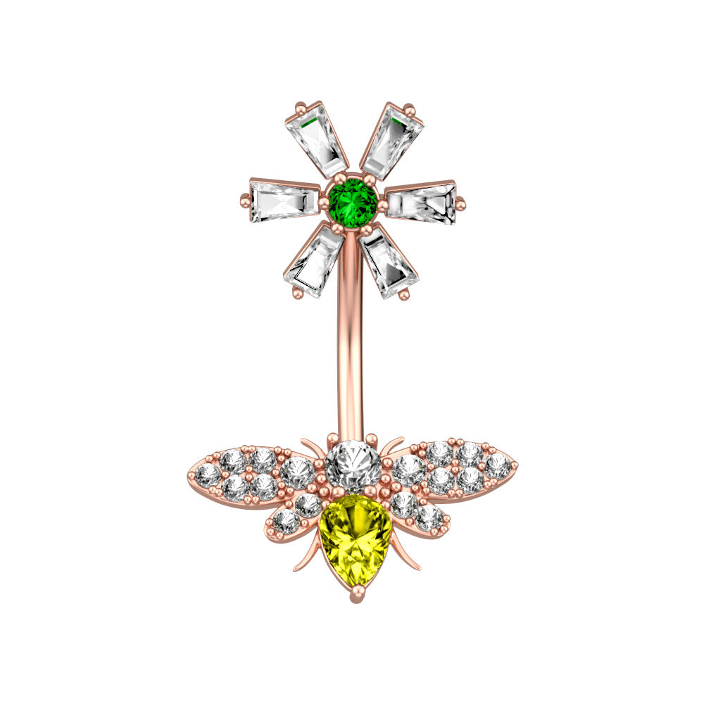 Melissa Flower Belly Button Ring product image 5