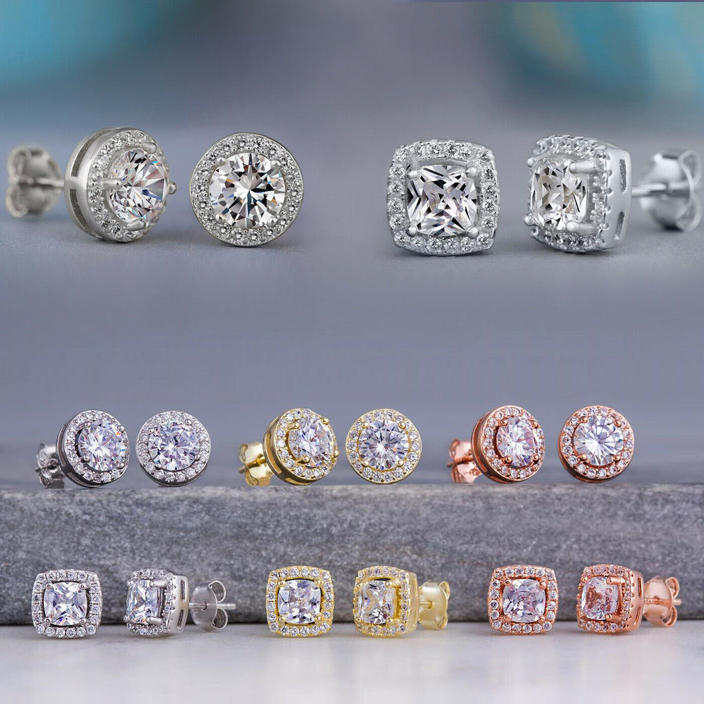 Dainty Crystal Zircon Studs — Everyday Sparkle Earrings
