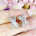 Crystal Zircon Hoop Earrings — Sparkling Statement Hoops