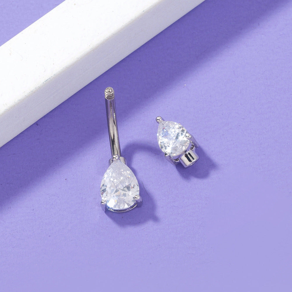 Vine Crystal Climbing Belly Ring lifestyle shot